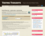 Rapid Reporter, notetaking tool for testers